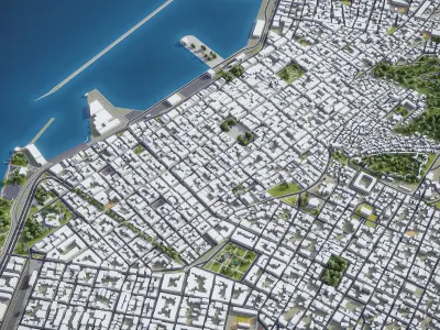 Patras Low-poly 3D model