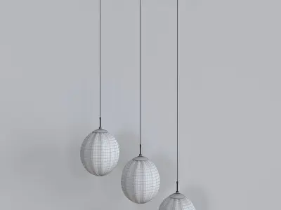 Domie Pendant Light 3D model