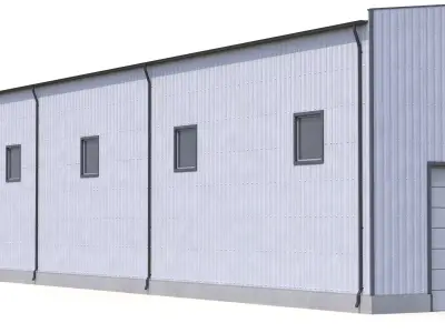 Industrial Building 41 PBR Low-poly 3D model