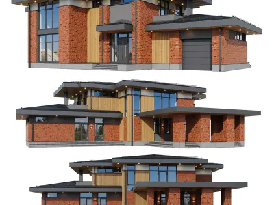 Rait House with BLENDER file 3D model