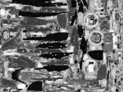 White Shark Military Submarine 3D Model Dieselpunk Naval Vessel Low-poly 3D model