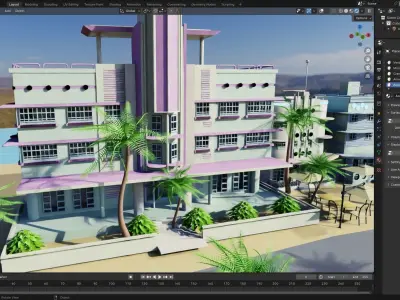 Miami City 3D model