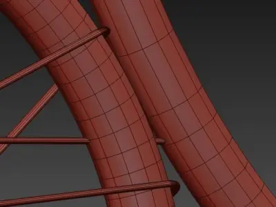 Metal wall 3D model purchase