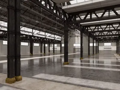 Exhibition Hall 41 3D model