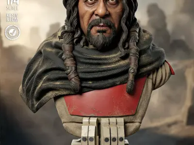 STAR WARS Malbus Portrait Bust 3D print model