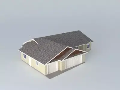 Tract House Free 3D model purchase