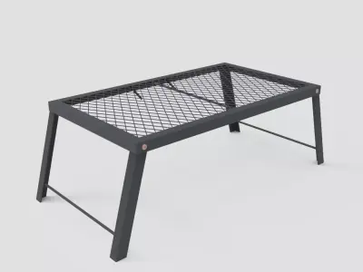 Folding Camping Table Low-poly 3D model