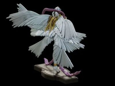 Digimon ANGEWOMON - 1TO10 STL FILE 3D PRINT MODEL 3D print model