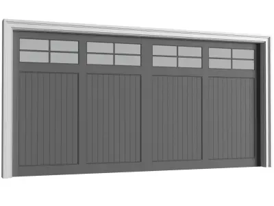 Automatic Classic Modern Garage Doors  3D model