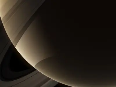 Saturn rings of 3D model