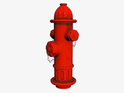 3D model HYDRANT fire Low-poly 3D model