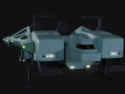 Base Jabber Type89 3D model