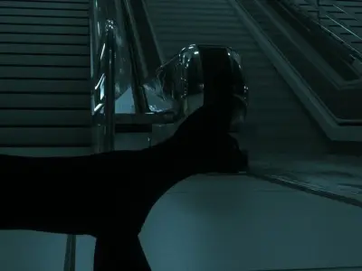 metro train station  3D model