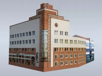 Modernist Beauty Low-poly 3D model