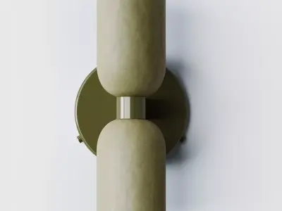 Ceramic Up Down Wall Sconce 3D model