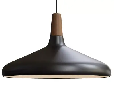 Single Light Metal Dimmable Pendant 3D model