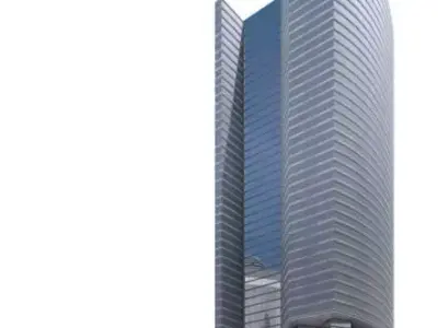 Modern Tall Skyscraper 3D model