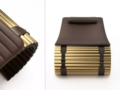 DS 1000 Chaise Longue 3D model