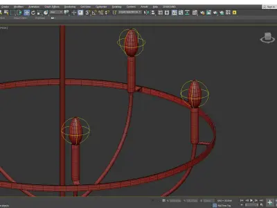 GREYSON BOWL CHANDELIER Low-poly 3D model