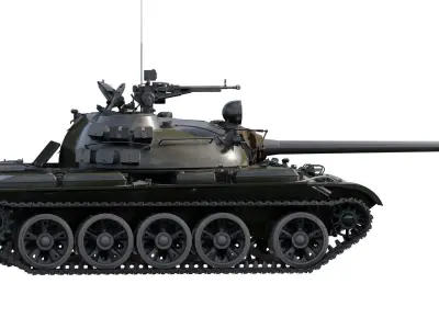 T-55A Obyekt 155A 3D model