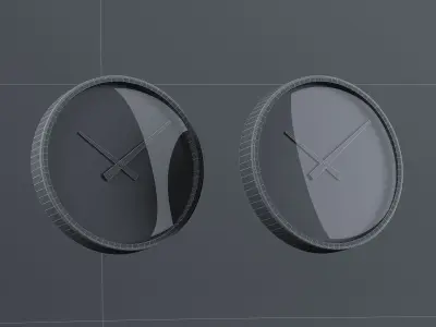 Modern Wall Clock 3D model purchase