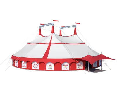 Circus tent 3D model