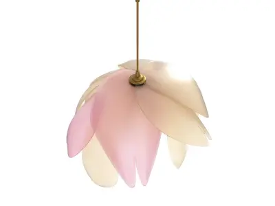 Light art cherry blossom pendant artisan  lighting fixture 3D model