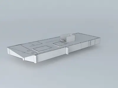 Hospital 1 floor Free 3D model