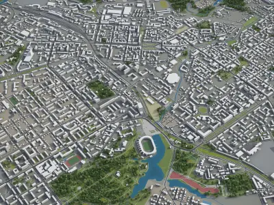 Ryazan  Low-poly 3D model