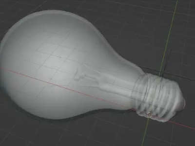 filament tungsten light bulb classic 3D model