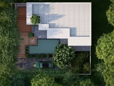 Flat villa 1 3D model