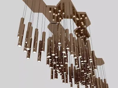 Modern Chandelier 3D model
