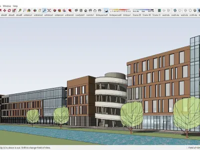 Sketchup Shopping Center G5 3D model
