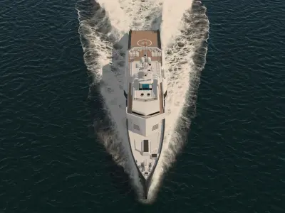 Silba Explorer Yacht Dynamic Simulation 3D model