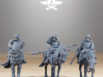 GrimGuard Cavalry 3D print model