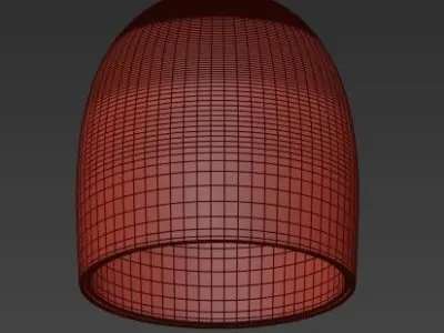 Contemporary outdoor pendant lighting 3D model