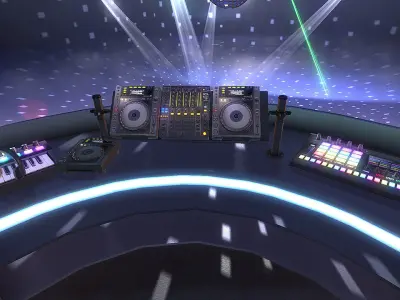 Stage Equipment for Unity and Unreal Low-poly 3D model