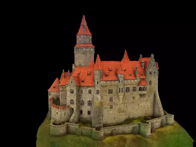 Bouzov Castle 3D model