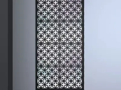 3d screen window Low-poly 3D model