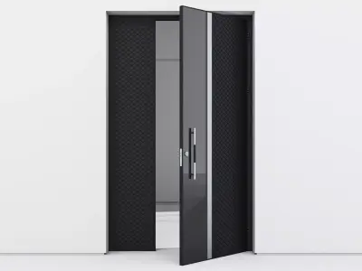 Aluminium door 81 3D model