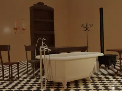 Furniture Package 19th and 20th Century 3D model