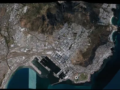 Cape Town - South Africa 3D model