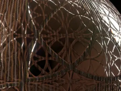 Fabric Materials 38- Shiny Lace Fabric Pbr 4k Seamless Texture