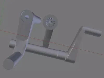 Window Crank 7 75 cm 3 3D print model