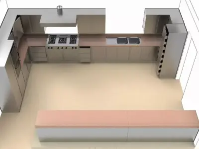 KITCHEN 13 3D model