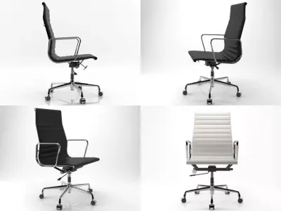 Aluminium Chair 119 3D model