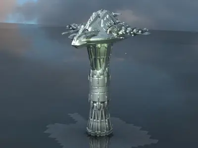 Heman Eternia landing pad 3D model