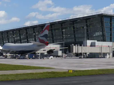 Airport terminal 3D model