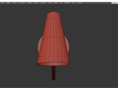 NATI SCONCE Low-poly 3D model