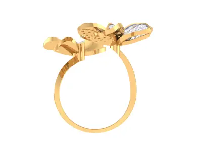  Women Ring MTL 3dm STL OBJ FBX Details 3D print model 100